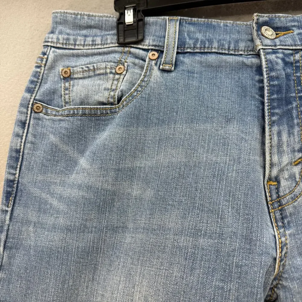 Levi's 515 Jeans Women's 12M 31x32 Light Blue Boot Cut Western Normcore - Picture 5 of 15